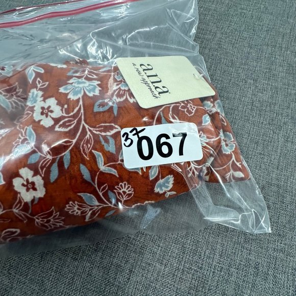 New! a.n.a A New Approach Peasant Top‎ Floral XXL 3/4th Sleeves 100% Cotton $44 - Picture 14 of 14